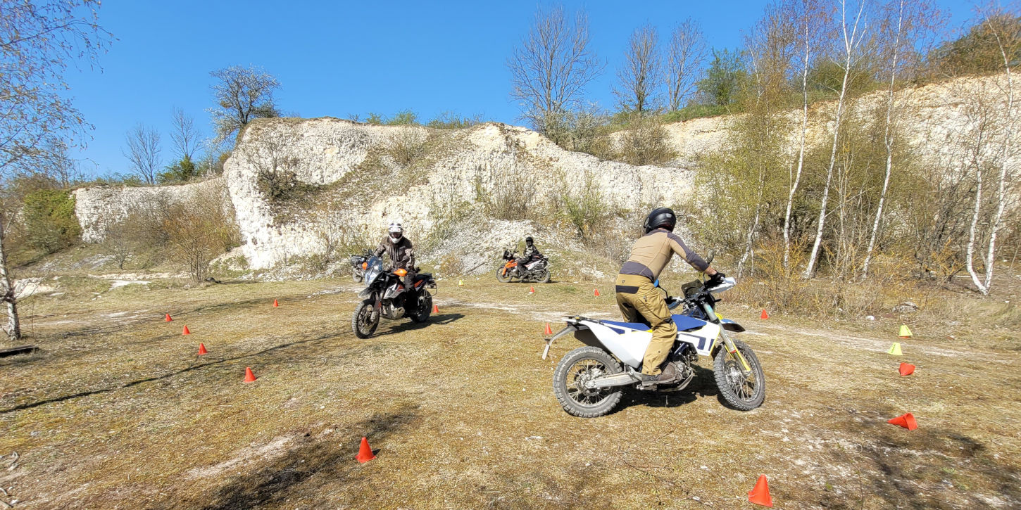 stage de pilotage off road moto